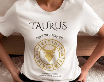 Taurus Zodiac Tee: Embrace Your Sign with This Stylish Unisex Shirt