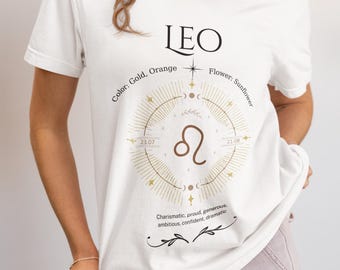 Roar into Leo Season with this Trendy Zodiac Tee - Birthday Gift Sorted