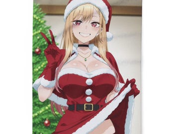 サンタマリン北川ワイフフリースブランケット |クリスマスアニメスロー