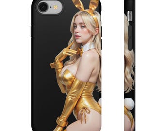 ビリー・E・バニー、タフケース｜ゴールドアクセントのスマホケース