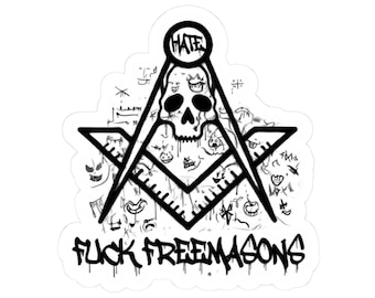 Freemasons 33 Kiss-Cut Stickers | Masonic 33rd Degree Emblem, Lodge Decal