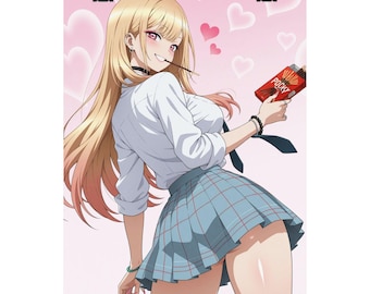 Marin Kitagawa Waifu Valentine Poster | Matte Vertical Anime Print