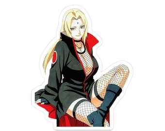 Blonde Female Ninja Sticker | Kiss-Cut Sticker Naruto Tsunade