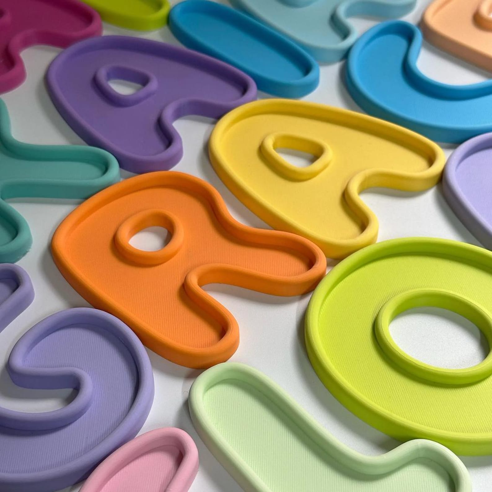 3D Printed Letters 15cm – Custom Name Sign for Nursery, Kids Room ...