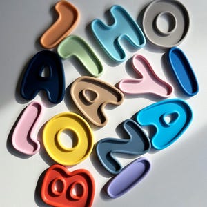 3Dプリント文字 10cm - カスタムネーム、保育園・子供部屋の装飾