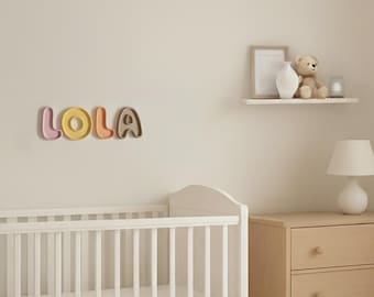 3D Printed Letters 10cm - Custom Name Wall Decor for Kids Room or Nursery