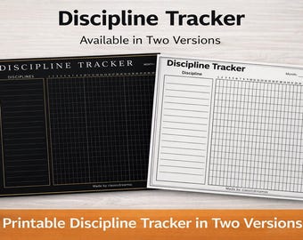 Pacchetto per il monitoraggio delle abitudini / Pianificatore mensile degli obiettivi relativi alle abitudini (download digitale)