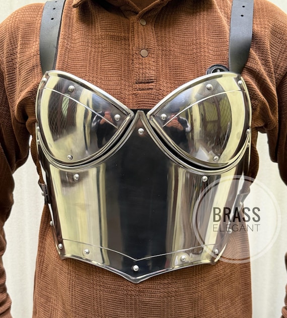 Handmade Women's Steel Breastplate | Medieval Knight Costume Armor