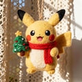 Pokemon Christmas Ornaments, Handmade Needle Felted Xmas Home Decor, Pokemon Lovers Gift product logo