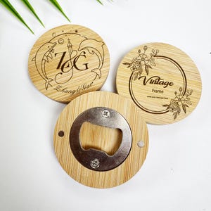 Engraved Wooden Bottle Opener,Custom Wooden Bottle Opener, Wedding Favors for Guests, Personalized Groomsmen Gift, Party Favors