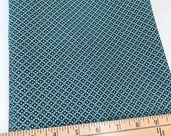 Teal, Black, Picnic and Fairgrounds, DS Quilts Collections by Denyse Schmidt for Fabric Traditions, 1 Yard