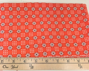 Orange Bandana, Katie Jump Rope, Denyse Schmidt, Free Spirit Fabrics, 12 Inches