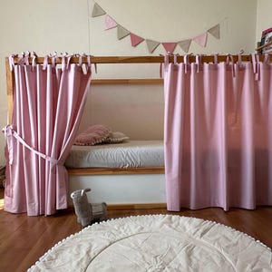 Curtain Ikea Kura, Bunk bed curtain, bed canopy, house bed canopy, betthimmel hausbett, kura bett vorhang playhouse accessorie twin loft bed