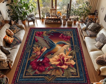 William Morris Tree of Life Design Rug-vintage Antislip Carpet