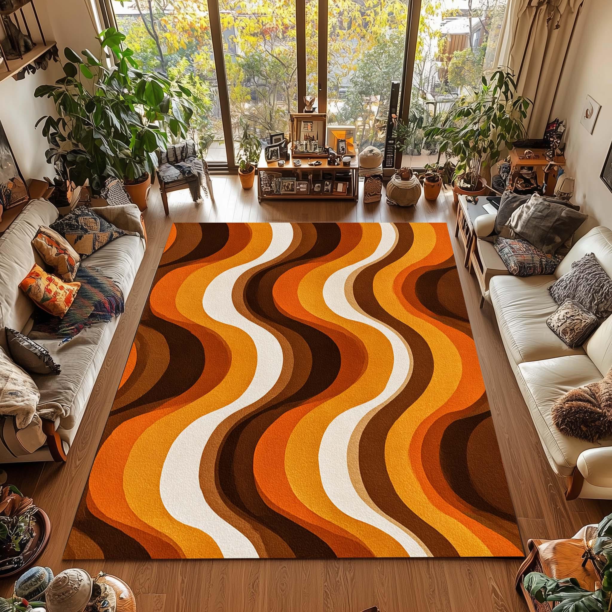 70s Rug - Etsy Canada
