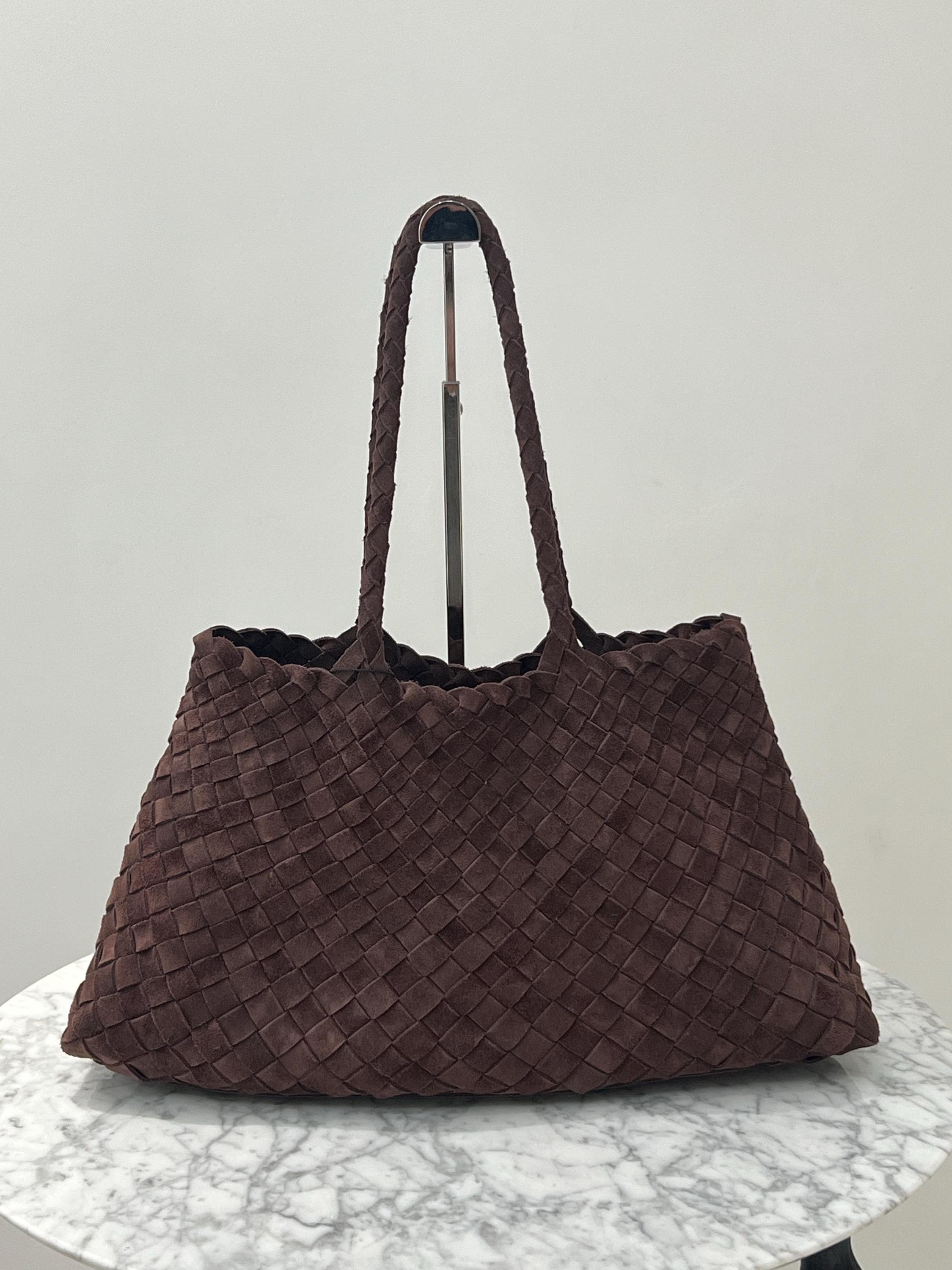 Borsa tote in pelle scamosciata per donna borsa
