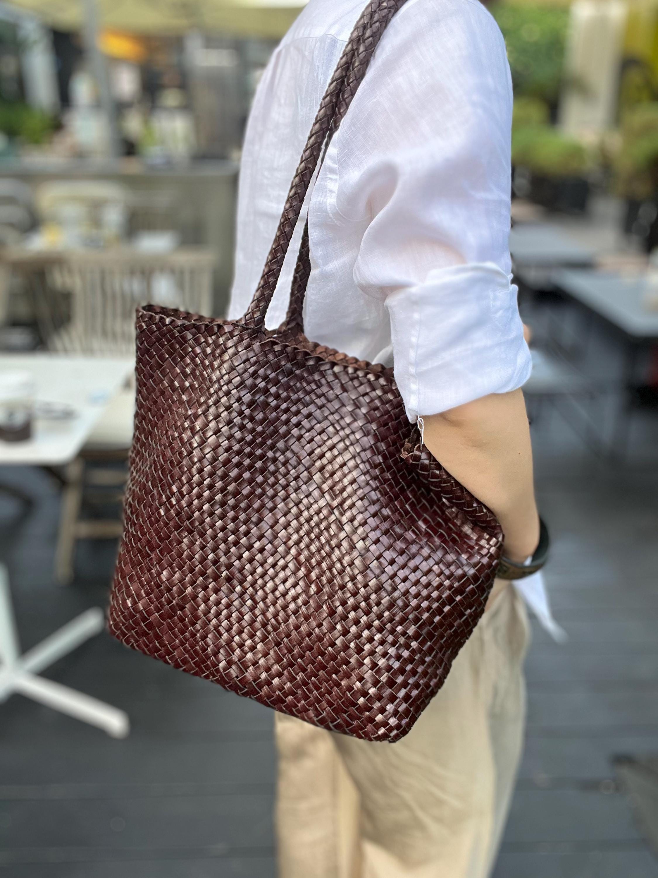 バッグ vintage braid pattern shoulder bag Vintage Braided Bag - Etsy
