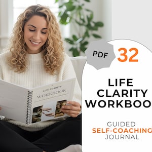 Cuaderno de ejercicios de coaching para una vida más clara / PDF de coaching para coaches y uso personal / Planificador de vida, diario y plantilla de cuaderno de ejercicios