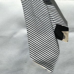 Handmade striped necktie, Father&#39;s Day gift from daughter, Father&#39;s Day gift from son, Father&#39;s Day gift, tie, holiday gifts, gifts under 30