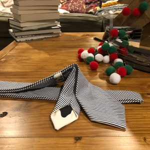 handmade striped necktie, Father&#39;s Day gift from daughter, Father&#39;s Day gift from son, Father&#39;s Day gift, tie, holiday gifts, gifts under 30