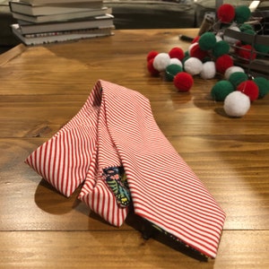 handmade striped necktie, Father&#39;s Day gift from daughter, Father&#39;s Day gift from son, Father&#39;s Day gift, tie, holiday gifts, gifts under 30