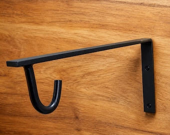 Heavy Duty Iron Plant Hook | Rustic Wall Mounted Hanger for Indoor Outdoor Decor