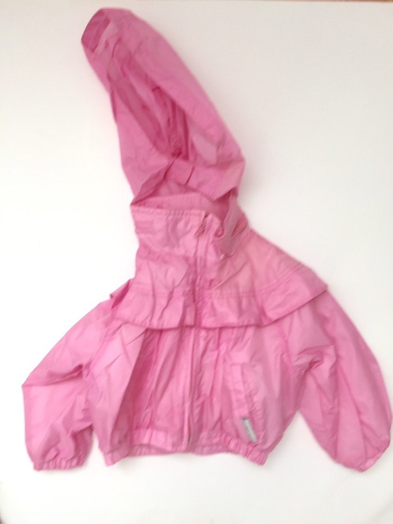 Vintage London Fog 18 Months Little Gurks Windbreaker Rain jacket with hidden hood