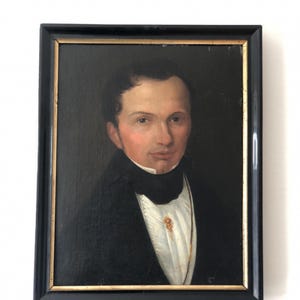 Elegantes antikes Ölgemälde eines holländischen Gentleman 19th century Ölgemälde