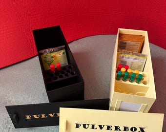 Box (mit Deckel) für Backpulver und Backaromen