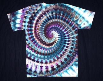 Tie-Dye Psychedelic Spiral T-Shirt Size S