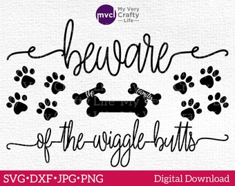 Dog Lover SVG, Animal SVG, Custom Doormat Design, Svg files for Cricut, Silhouette. svg, dxf, jpg, png included. Commercial Personal Use