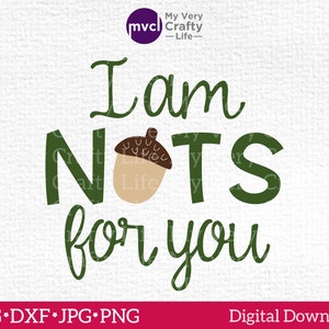 Nozes para você SVG Love PNG Arquivos de download digital de presente de aniversário, svg, dxf jpg png. Uso pessoal comercial. Arquivo de corte de máquina.