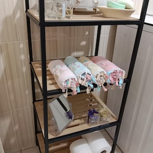トイレ上ラダー棚、木製棚、バスルーム収納、トイレットペーパーホルダー、トイレ上棚、ラダー棚、装飾木製棚