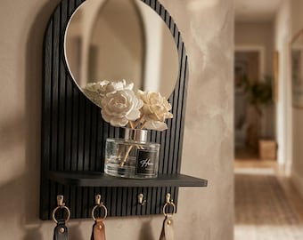 IKEA YPPERLIG White Metal Wall Mirror Design by HAY From 2017 - Etsy