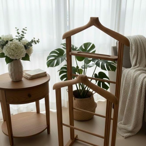 Handmade Valet Stand – Modern Clothes Organizer