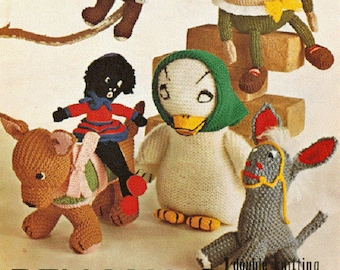 Vintage Toy Knitting Pattern Bellmans 544 Humpty  PDF