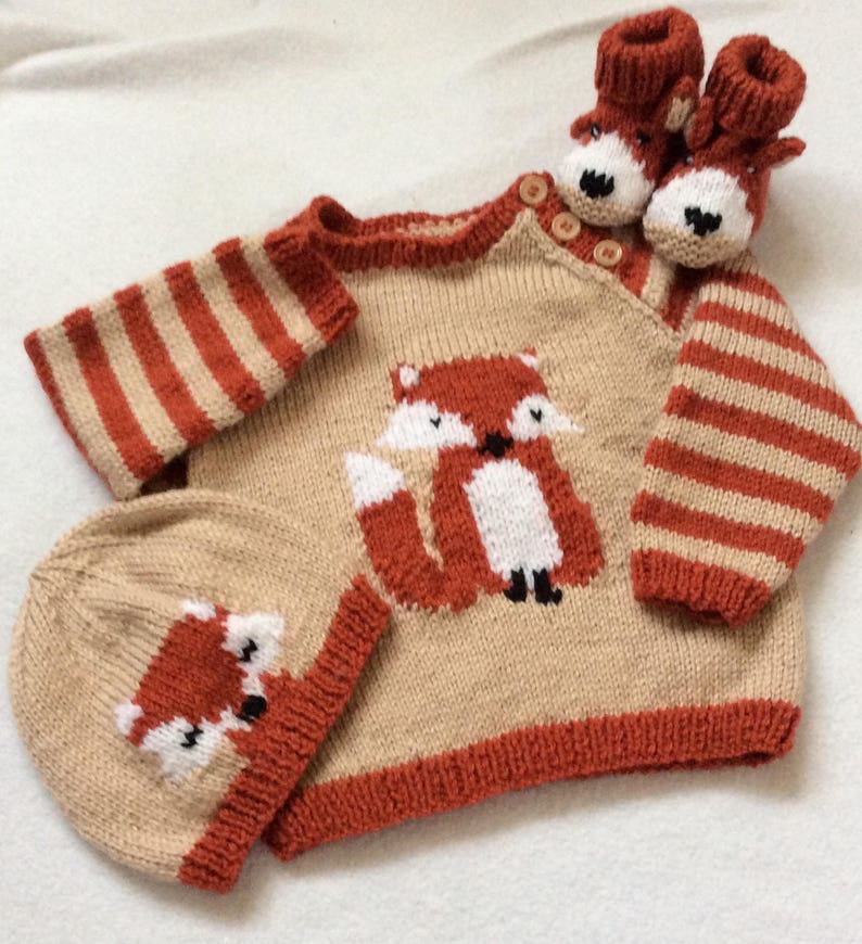 fox jumper knitting pattern free