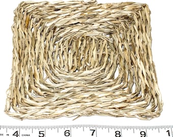Woven Seagrass Mat: 6 Inch Bird Toy Parts & Crafting