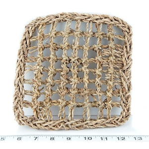 7x7 Seagrass Mat- Bird toys and parrot toy making parts