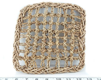 7x7 Seagrass Mat- Bird toys and parrot toy making parts