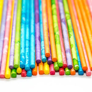 4.5&quot; Paper Lollipop Sticks - 50 Pack - Crafting - Parrot Toys and Bird Toy Parts by A Bird Toy