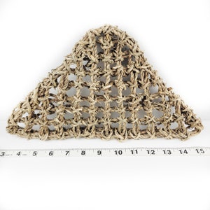 12&quot; Triangle Seagrass Mat for Bird Toys/Parrot Toy Making