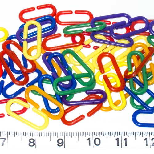 20 Plastic Birdie Link Clips Toy Hangers Crafting Parrot Etsy