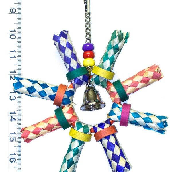 Star Burst Shredder by Cheep Thrills Bird Toys