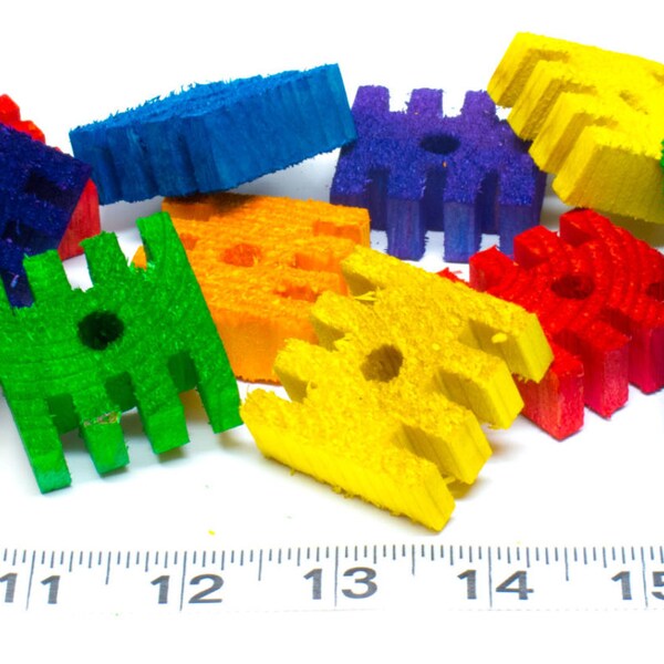 thumbnail image 2 of 200 Colorful Chunky Tube Beads - Bird Parrot Toy Parts - Crafts & Scrapbooking 2 of 6