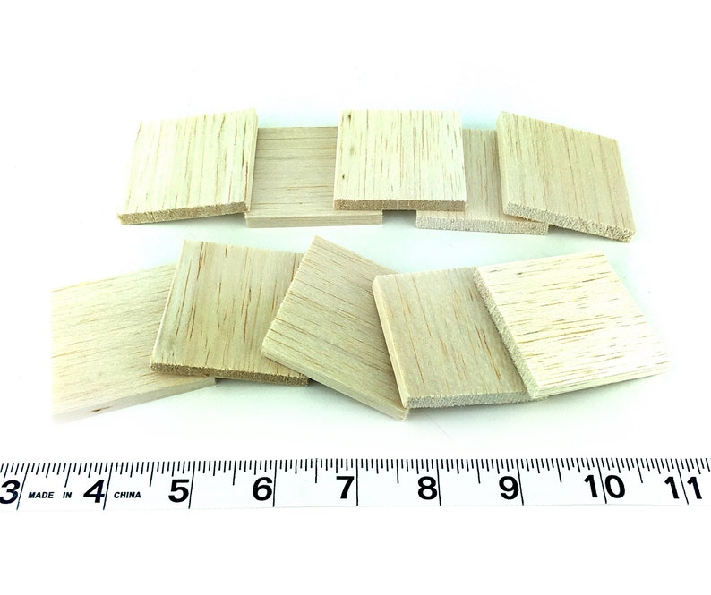 2 Balsa Wood Thins 20 Pack Parrot Toys and Bird Toy Etsy