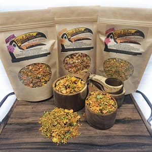 3 Pack - Bird Bites Freeze Dried Chop - Daily Fruits & Veggies, 1 of Each Flavor
