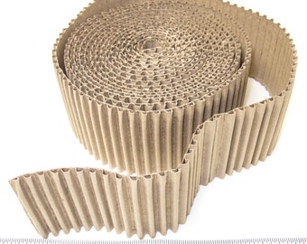Crunchy Lasagna - 20 Feet - 3" Wide - For bird toys, chinchillas, rabbits, etc. Cardboard Roll