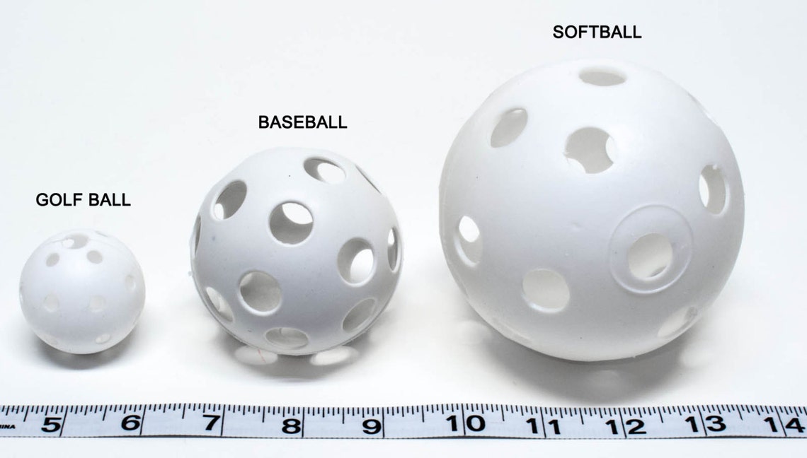 5 Plastic Golf Sized Plastic Perforated Balls for Bird Toy Etsy