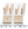 Balsa Wood Squares: Parrot Bird Toy Parts (2 inch, 10 Pack)